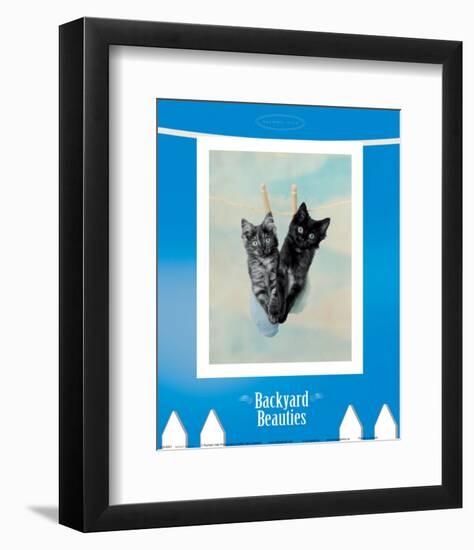 Backyard Beauties-Rachael Hale-Framed Art Print