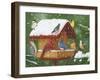 Backyard Birds, Holiday Treats-William Vanderdasson-Framed Premium Giclee Print