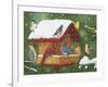 Backyard Birds, Holiday Treats-William Vanderdasson-Framed Giclee Print