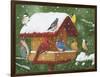 Backyard Birds, Holiday Treats-William Vanderdasson-Framed Giclee Print
