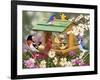 Backyard Birds Spring Feast-William Vanderdasson-Framed Giclee Print