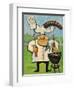 Backyard Bistro-Tim Nyberg-Framed Giclee Print