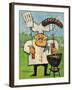 Backyard Bistro-Tim Nyberg-Framed Giclee Print