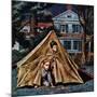 "Backyard Campers", September 5, 1953-Amos Sewell-Mounted Giclee Print