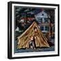 "Backyard Campers", September 5, 1953-Amos Sewell-Framed Giclee Print