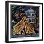 "Backyard Campers", September 5, 1953-Amos Sewell-Framed Giclee Print