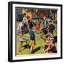 "Backyard Dog Show", July 8, 1950-Amos Sewell-Framed Giclee Print