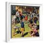 "Backyard Dog Show", July 8, 1950-Amos Sewell-Framed Giclee Print