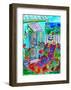 Backyard Garden at the Beach-Deborah Cavenaugh-Framed Art Print