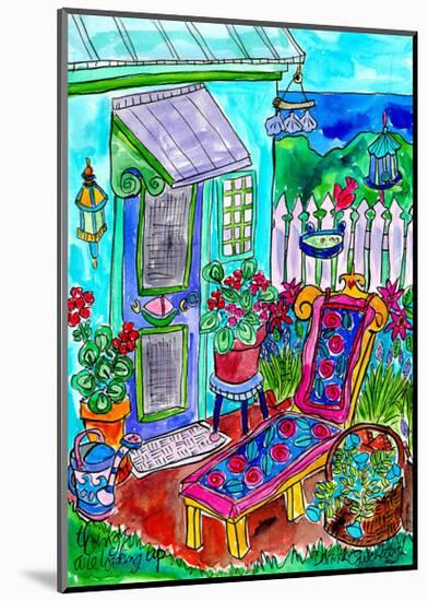 Backyard Garden at the Beach-Deborah Cavenaugh-Mounted Art Print