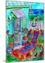 Backyard Garden at the Beach-Deborah Cavenaugh-Mounted Art Print