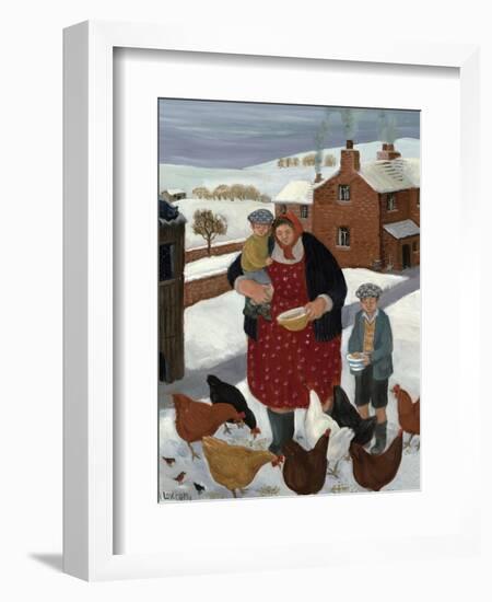 Backyard in Winter-Margaret Loxton-Framed Giclee Print