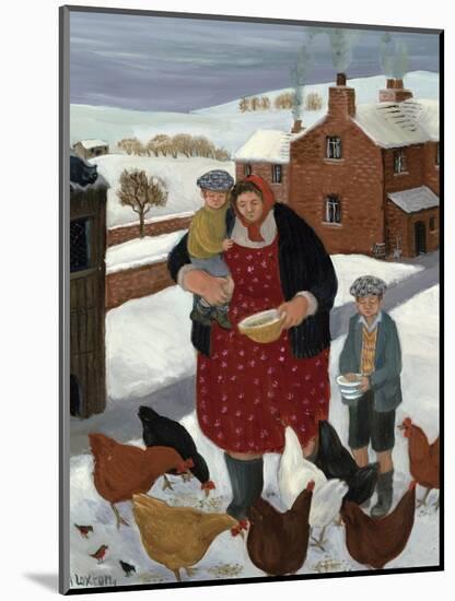 Backyard in Winter-Margaret Loxton-Mounted Giclee Print