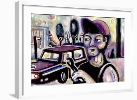 Backyard Mechanic-Josh Byer-Framed Giclee Print