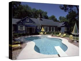 Backyard Retreat-null-Stretched Canvas