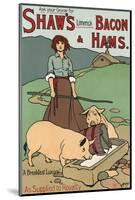 Bacon and Ham Advert-John Hassall-Mounted Photographic Print