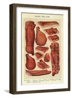 Bacon and Ham, Isabella Beeton, UK-null-Framed Giclee Print