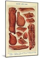 Bacon and Ham, Isabella Beeton, UK-null-Mounted Giclee Print