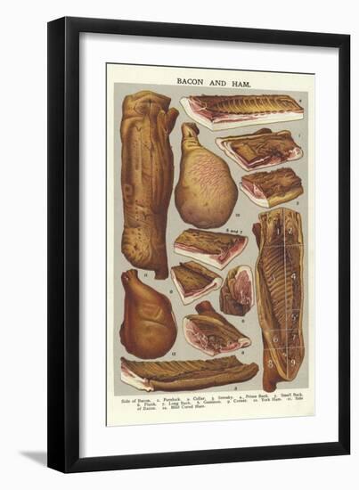 Bacon and Ham-null-Framed Giclee Print