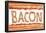 Bacon Flag Art Poster Print-null-Framed Poster