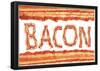 Bacon Flag Art Poster Print-null-Framed Poster