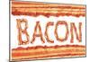 Bacon Flag Art Poster Print-null-Mounted Poster