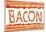 Bacon Flag Art Poster Print-null-Mounted Poster