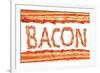 Bacon Flag-null-Framed Art Print