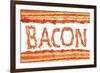 Bacon Flag-null-Framed Art Print