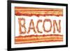 Bacon Flag-null-Framed Art Print