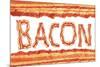 Bacon Flag-null-Mounted Art Print