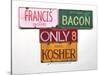 Bacon Kosher-Gregory Constantine-Stretched Canvas