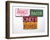 Bacon Kosher-Gregory Constantine-Framed Giclee Print