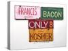 Bacon Kosher-Gregory Constantine-Stretched Canvas