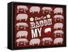 Bacon Love-null-Framed Stretched Canvas