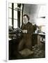 Bacteriologist Elie Metchnikoff in His Laboratory-null-Framed Giclee Print