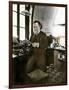 Bacteriologist Elie Metchnikoff in His Laboratory-null-Framed Giclee Print