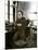 Bacteriologist Elie Metchnikoff in His Laboratory-null-Mounted Giclee Print