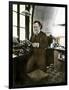 Bacteriologist Elie Metchnikoff in His Laboratory-null-Framed Giclee Print