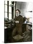 Bacteriologist Elie Metchnikoff in His Laboratory-null-Stretched Canvas