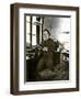 Bacteriologist Elie Metchnikoff in His Laboratory-null-Framed Giclee Print