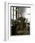 Bacteriologist Elie Metchnikoff in His Laboratory-null-Framed Giclee Print