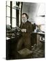 Bacteriologist Elie Metchnikoff in His Laboratory-null-Stretched Canvas