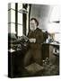 Bacteriologist Elie Metchnikoff in His Laboratory-null-Stretched Canvas