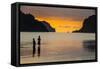 Bacuit Archipelago, Palawan, Philippines-Michael Runkel-Framed Stretched Canvas