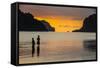 Bacuit Archipelago, Palawan, Philippines-Michael Runkel-Framed Stretched Canvas