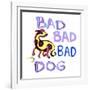 Bad Bad Bad Dog-Josh Byer-Framed Giclee Print