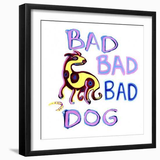 Bad Bad Bad Dog-Josh Byer-Framed Giclee Print