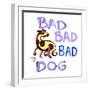 Bad Bad Bad Dog-Josh Byer-Framed Giclee Print