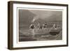 Bad Business' Scottish Salmon Poachers at Work-E. Hacker-Framed Art Print